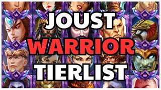 I ACHIEVED MASTERS BORDER ON EVERY WARRIOR  Smite Warrior Tierlist 119 [upl. by Heer611]