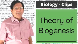 Theory of Biogenesis  Biology Clips [upl. by Aundrea]