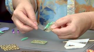 Filling Filigree with Polymer Clay [upl. by Lynea827]