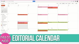 Editorial Calendar  How I Plan Blog amp Youtube Posts  An Organised Mess [upl. by Nivar]