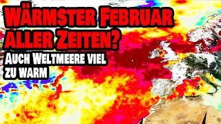 Wärmster Februar seit aller Zeiten  Ozeane weltweit viel zu warm [upl. by Nolla]