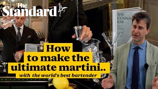 How to make the ultimate martini mixing the classic cocktail with the worlds best bartender [upl. by Mesics839]