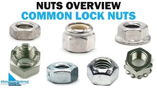 Common Types of Lock Nuts  Fasteners 101 [upl. by Terena]