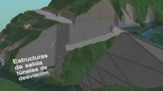 Recorrido 3D por las obras principales de la central Hidroeléctrica Ituango [upl. by Yuma]