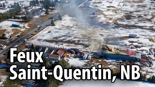 Gros feux à SaintQuentin 2016 filmé par un drone – Huge fire in SaintQuentin filmed by a drone [upl. by Felecia]