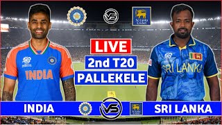 India vs Sri Lanka 2nd T20 Live Scores  IND vs SL 2nd T20 Live Scores amp Commentary  India Innings [upl. by Llatsyrc739]