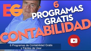 6 Programas de CONTABILIDAD Gratis y Fáciles de Usar [upl. by Ocsirf]