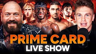 KSI vs Tommy Fury amp Logan Paul vs Dillon Danis  PRIME CARD LIVE [upl. by Krid]