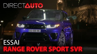 Essai  Range Rover Sport SVR  Un 4x4 de course [upl. by Perce]