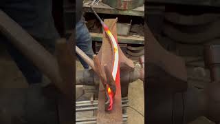 Bending fire tools blacksmith makingvideos shortswithcamilla [upl. by Aidnahs]