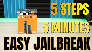 HOW TO JAILBREAK YOUR AMAZON FIRESTICK IN FIVE EASY STEPS  TAKES 5 MINUTES OR LESS NEW FOR 2023 [upl. by Nezah]