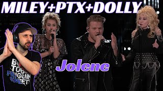 REACTION to Pentatonix  Miley Cyrus  Dolly Parton JOLENE [upl. by Navonod]