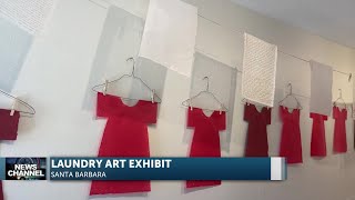 “The Dichotomy of Laundry” art exhibit takes a fresh look at a serious topic [upl. by Prussian909]