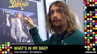 Justin Hawkins The Darkness  Whats In My Bag [upl. by Avehs873]