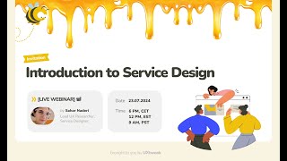 Introduction to Service Design wSahar Naderi [upl. by Radek]