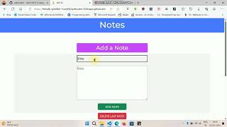 Kaushlendra Pathe Final Project cs50 x 2024  Notes App  Demonstration Video [upl. by Aruam47]