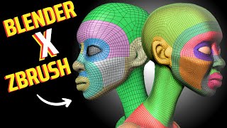 RETOPOLOGIA  BLENDER OU ZBRUSH  APRENDA OS DOIS  EP02 [upl. by Mikeb285]