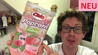 Chio Popcorn Very Strawberry Die Limited ErdbeereEdition für die Mikrowelle im Test [upl. by Button]