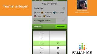 So funktioniert der Familienkalender in der FAMANICEApp [upl. by Tullius966]