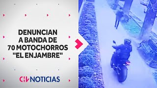 ASÍ OPERA quotEL ENJAMBREquot la banda de 70 motochorros que realiza delitos en Santiago  CHV Noticias [upl. by Berardo817]