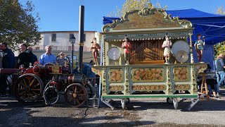 tractomania et machine à vapeur et son orgue de barbarie 2022 [upl. by Ailyn840]