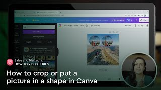 How to crop or put a picture in a shape in Canva [upl. by Schroer851]