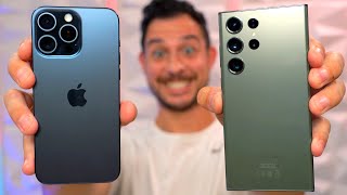 iPhone 15 Pro Max vs Samsung s23 ULTRA Los MEJORES del 2023 🚀 [upl. by Eusassilem]