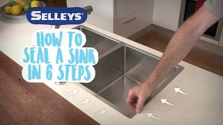 How to Replace Silicone around your Sink  Selleys [upl. by Garnett]