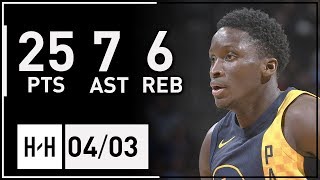 Victor Oladipo Full Highlights Pacers vs Nuggets 20180403  25 Pts 7 Ast 6 Reb [upl. by Deerc]