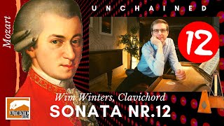 WAMozart Sonata n°12 in F Major KV 332 Wim Winters Clavichord [upl. by Erdnaid832]