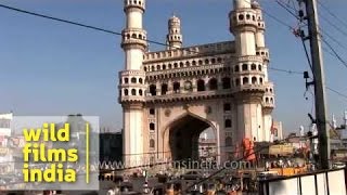 Charminar  A magnificent historical monument in Hyderabad [upl. by Nahta]