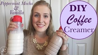 HOMEMADE COFFEE CREAMER  Jordan Cornwell [upl. by Sulecram]