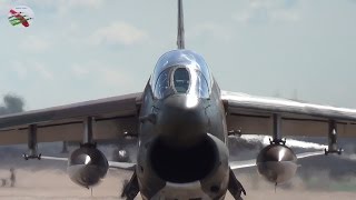 A7 Corsair Arrival And Departure At Fairford 2014 [upl. by Neron]