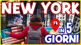 VISITARE NEW YORK in 5 GIORNI  Ecco L ITINERARIO 2023 ✈🇺🇸 [upl. by Lewse]