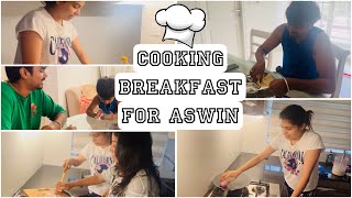 Made Breakfast for Aswin with Friends  Diya Krishna  Ozy Talkies [upl. by Eneleh]