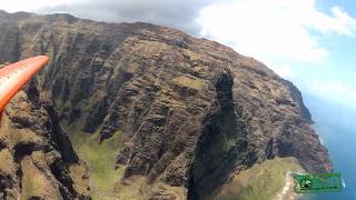 Breezy Flight Kauai  Niihau GoPro 2 POV [upl. by Hairim670]