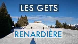 Ski France  Les Gets  Renardiere Blue upper half Portes Du Soleil [upl. by Wendel226]