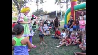 Childrens Birthday Party Entertainment Orange County  Kids Party Clown Entertainment Riverside [upl. by Ynnaffit713]