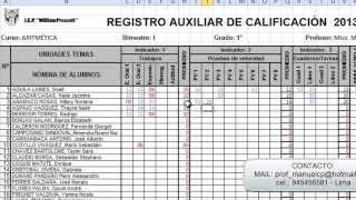 SISTEMA DE REGISTRO COMPLETO EN EXCEL [upl. by Palmore]