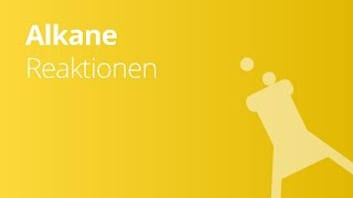 Die Reaktionen der Alkane  Oxidation  Chemie [upl. by Nagle]