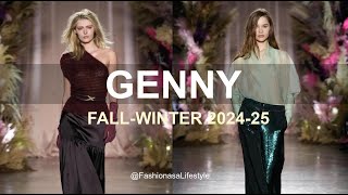 GENNY 🍁 FallWinter 202425  Milano Fashion Week fashion trending [upl. by Nrol608]