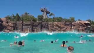 Disney World Typhoon Lagoon Wave Pool Wash Out [upl. by Juno]