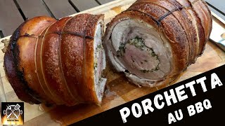 Recette porchetta maison sur le BBQ  Comment faire facilement une porchetta sur son Barbecue [upl. by Rebba]