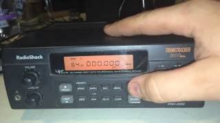 RadioShack Pro 2050 Scanner Programming Tutorial Police Scanner [upl. by Hafler]