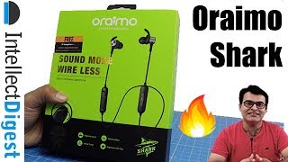 Oraimo Shark Sport Bluetooth Earphones Review [upl. by Ueihtam]