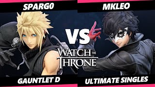 WTT 2023  Spargo Cloud Vs MkLeo Joker Smash Ultimate  SSBU [upl. by Hannahoj421]