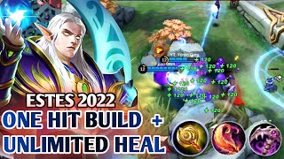 ESTES BEST BUILD 2023 ONE SHOTUNLI HEAL  ESTES GAMEPLAY  MOBILE LEGENDS [upl. by Melesa]