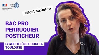 Clara  Bac Professionnel Perruquier Posticheur NosVoixDuPro [upl. by Aduhey]