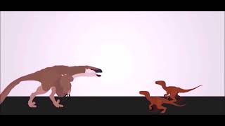 Pivot Dinosaur Battles REBORN  Utahraptor VS Velociraptors [upl. by Lasorella244]