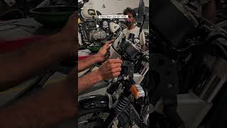 Continental GT 650 Flyscreen Installation gt650 continentalgt650 youtuber ytshorts [upl. by Yeffej]